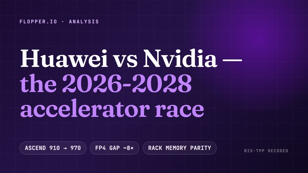 Huawei vs Nvidia: The 2026-2028 AI Accelerator Race